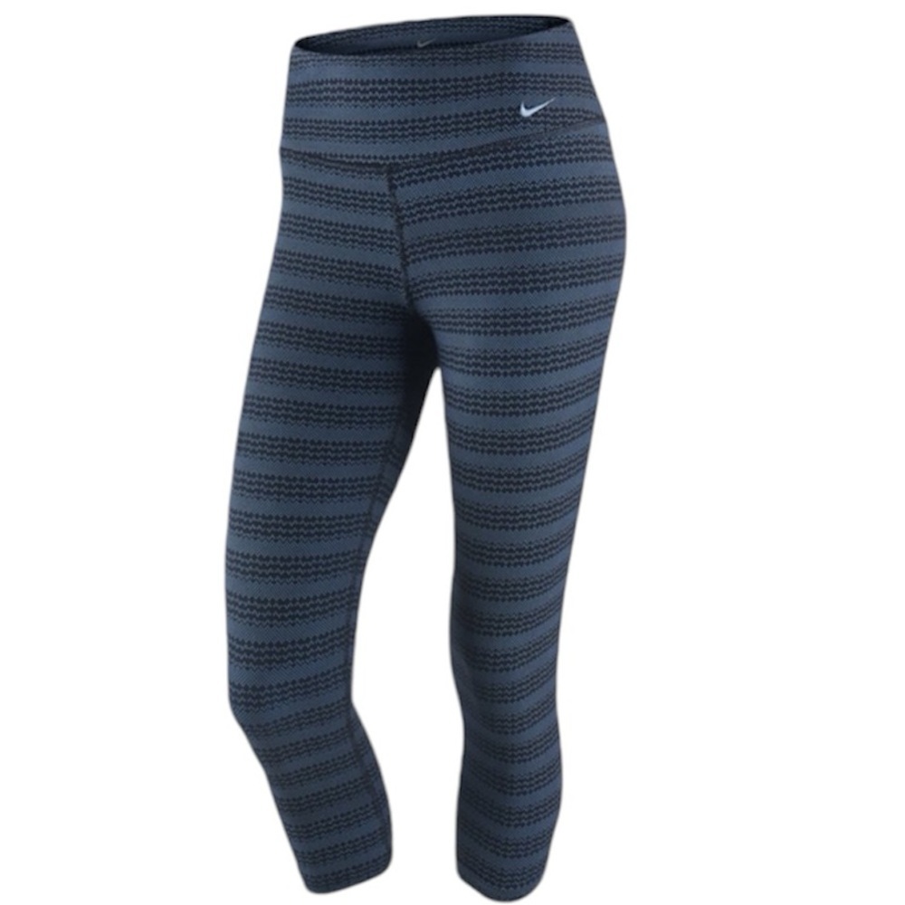Nike Leggings Women's Dri-Fit Legend 2.0 Zig Zag Capri size XS